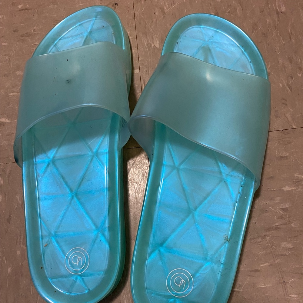 Blue slides